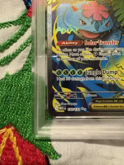 Pokemon TCG PSA 10 Mega Venusaur ex 155/132 Me01: Mega Evolution, SHIPS FAST - Image 5