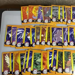 Pokemon Premier Edition Artbox Stickers Action Flipz 1999 Pokemon LOT OF 58 - Image 4