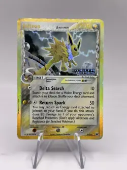 Jolteon EX Delta Species 7/113 Reverse Holo Pokemon HP - Image 1