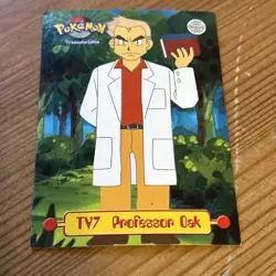 Pokemon Topps T.V Animation Series TV7 Professor Oak - Image 2