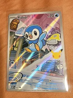 First Partner Series 1 Turtwig Chimchar Piplup Promo Set 040 041 042 Pokemon TCG - Image 2