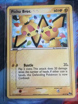 Pokemon 2006 Pop Series 3 16/17 Pichu Bros Non-Holo - Image 1
