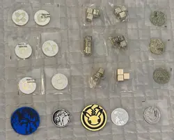 NEW Metal Pokemon Coins, Dice & Condition Markers Lot(Charizard UPC x3) + More! - Image 1