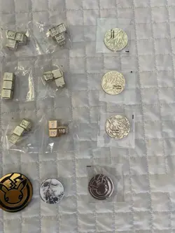 NEW Metal Pokemon Coins, Dice & Condition Markers Lot(Charizard UPC x3) + More! - Image 3