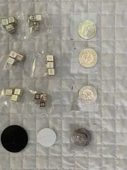 NEW Metal Pokemon Coins, Dice & Condition Markers Lot(Charizard UPC x3) + More! - Image 5