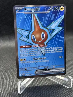 Pokemon Holo Ultra Rare Full Art Rotom Ex 111/094 Phantasmal Flames TCG - Image 3