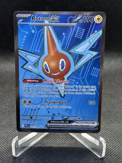 Pokemon Holo Ultra Rare Full Art Rotom Ex 111/094 Phantasmal Flames TCG - Image 4