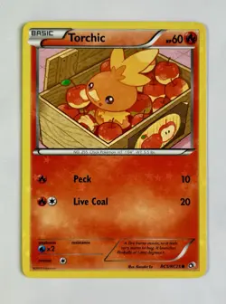 Torchic 2013 Pokemon Legendary Treasures Radiant Collection #RC5/RC25 * NM - Image 1