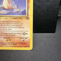 Pokemon Cubone 50/64, 1st Edition, Jungle Regular MP - Image 5