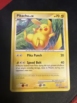 Pokemon TCG - Pikachu 70/100 - Vintage Rare - D&P: Stormfront - Image 1