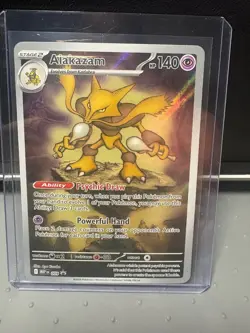 Pokemon Alakazam Me:Mega Evolution Promo Holo 009 English RARE HTF FREE SHIPPING - Image 1