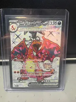 Charizard ex 215/197 Pokemon Obsidian Flames Ultra Rare Nm/M FREE SHIPPING - Image 1