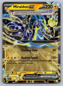 MIRAIDON EX 073/217 DOUBLE RARE ME: ASCENDED HEROES POKEMON NM - Image 1