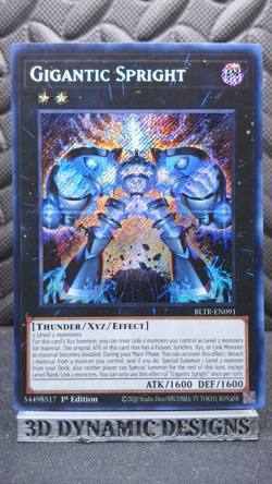 | Yugioh Gigantic Spright BLTR-EN091 1st Edition Secret Rare NM 🔥 | - Image 1