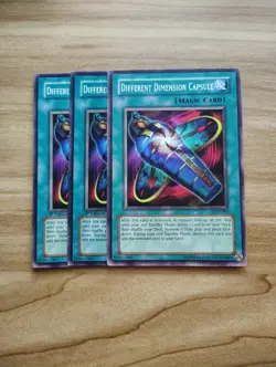 Yu-Gi-Oh! - Different Dimension Capsule 3X - Full Playset - Image 1