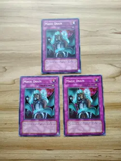 Yu-Gi-Oh! - Magic Drain 3X - Full Playset - Near Mint (NM) - RP02-EN017 - Image 2