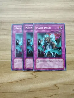 Yu-Gi-Oh! - Magic Drain 3X - Full Playset - Near Mint (NM) - RP02-EN017 - Image 4