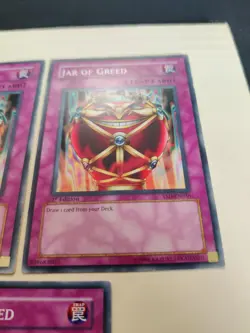 3x Jar of Greed YSD-EN036 Common 1st Ed/Unlimited LP/MP - Image 5