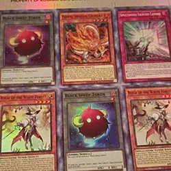 Konami Black Sheep Token Tenpai Dragon Chundra Rucia White Forest Foil Regular - Image 2