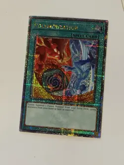 Yugioh Polymerization (B) (HERO Art) (Quarter Century Secret Rare) RA03-EN051 - Image 1