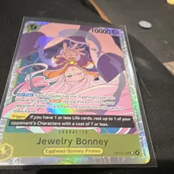 Namco One Piece CCG Jewelry Bonney OP13-108 9 Cost 10000 Power SR Foil - Image 3