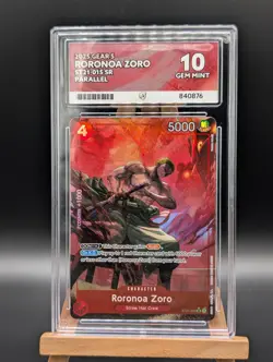 RORONOA ZORO - ST21-015 - ALT ART - PARALLEL - ACE 10 - GEAR 5 DECK - ONE PIECE - Image 2