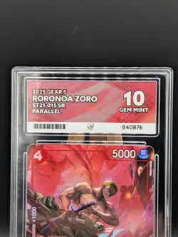 RORONOA ZORO - ST21-015 - ALT ART - PARALLEL - ACE 10 - GEAR 5 DECK - ONE PIECE - Image 3