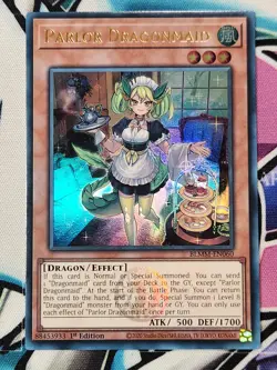 BLMM-EN060 Parlor Dragonmaid Emblazoned Ultra Rare YuGiOh - Image 1