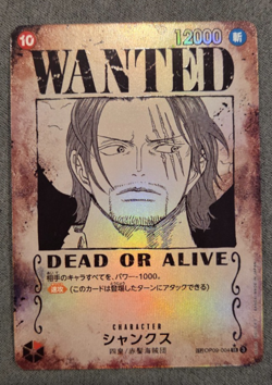 Shanks (Alternate Art) (JP) Emperors in the New World SP OP09-004 One Piece TCG - Image 1