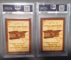 1999 One Piece HB psa 9 Luffy and psa 10 Nami, sequential - Image 2