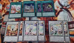 Yugioh! Yummy Deck Core Snatchy Lollipo Cupsy Cooky JUSH-EN 1st Ed - Image 2