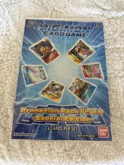 Promotional Pack Ver0.0 - Special Edition - Digimon TCG - 6 Card Set - Sealed - Image 1