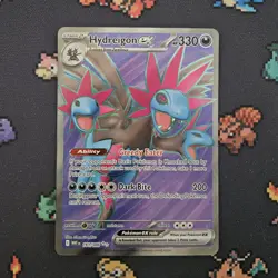 Hydreigon ex - Full Art Ultra Rare - White Flare - 161/086 Pokemon Card NM - Image 1