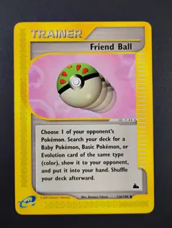 Friend Ball 126/144 Skyridge Non-Holo LP Vintage Trainer Pokemon Card 2003 - Image 1