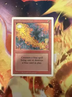 Red Elemental Blast Revised Edition Regular Card MP MTG Magic The Gathering - Image 1