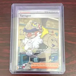 Pokemon TCG Tarragon 076/080 Trainer Supporter Full Art Holo Card - Image 3