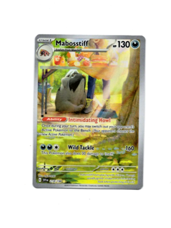 Pokemon Scarlet & Violet Base MABOSSTIFF 218/198 Illustration Rare Card MINT-NM - Image 1