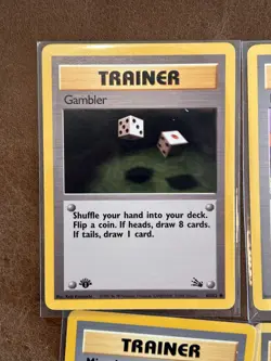 1st Edition Pokemon TCG Trainer Cards Lot Of 6 NM - Image 2