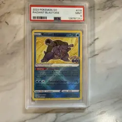 Radiant Venusuar& Blastoise PSA 9 Pokemon Card - Image 2