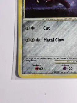 Pokemon Scizor Undaunted Holo Rare 7/90 90 HP Card 2010 English - Image 4