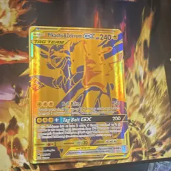 Pokemon Pikachu & Zekrom GX SM248 Jumbo Promo Holo TAG TEAM 240 HP Card - Image 1