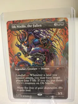 MTG Magic the Gathering Ob Nixilis the Fallen Secret Lair Countdown Kit (#15) NM - Image 1