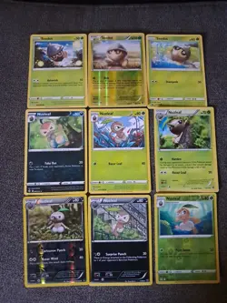 Pokemon TCG Needn't And Nuzleaf 9 Card Lot (3 Reverse Holos) - Image 1