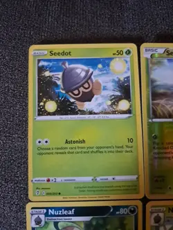 Pokemon TCG Needn't And Nuzleaf 9 Card Lot (3 Reverse Holos) - Image 2