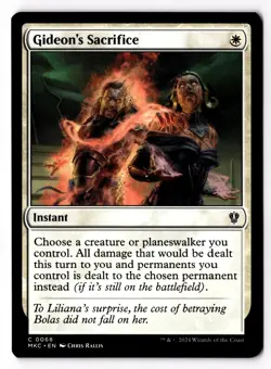 Gideon's Sacrifice 68 Commander: Murders at Karlov Manor Normal NM - Image 1