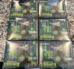 Magic: The Gathering Secrets of Strixhaven Collector Booster 7 Box Lot *In Hand - Image 1