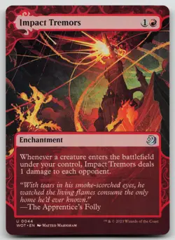 Impact Tremors #44 (NM) Wilds of Eldraine WOT Magic MTG - Image 1