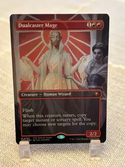 Dualcaster Mage (Borderless) - FOIL - [Special Guests] Secrets of Strixhaven MTG - Image 1
