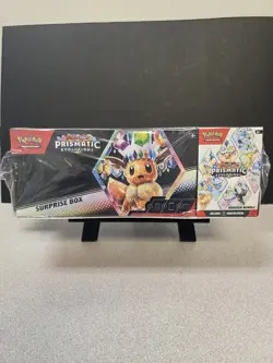 Pokemon TCG Prismatic Evolutions Surprise Box & Booster Bundle Sams Club SEALED - Image 1