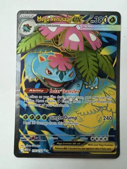 Pokemon Mega Venusaur ex 155/132 Ultra Rare Holo Megavolt NM - Image 1
